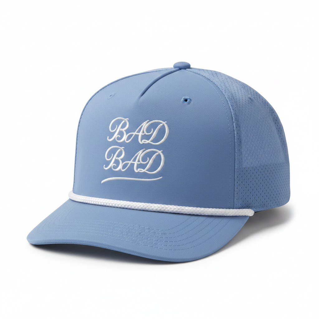 Powder Blue Rope Hat